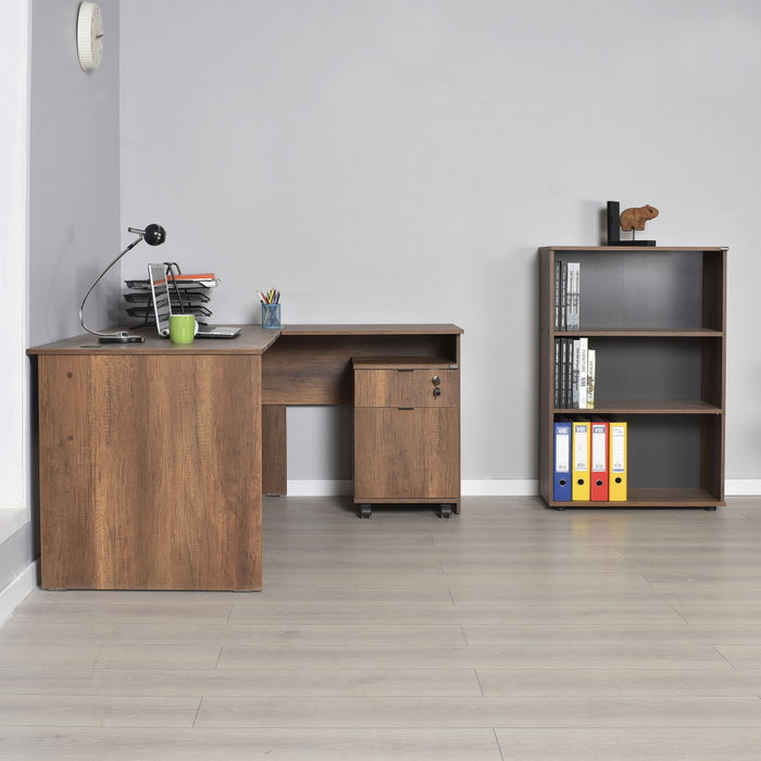Hanah Home Rms-320-Oo-1 Escritorio de estudio en Nogal Hanah Home Rms-320-Oo-1 Escritorio de estudio en Nogal